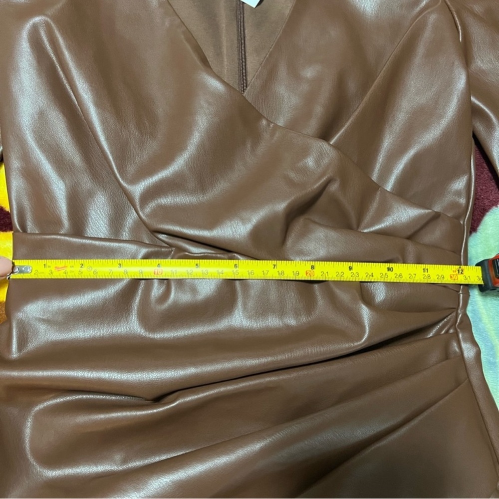 Zara Chocolate Brown Mini Dress - Picture 13 of 15